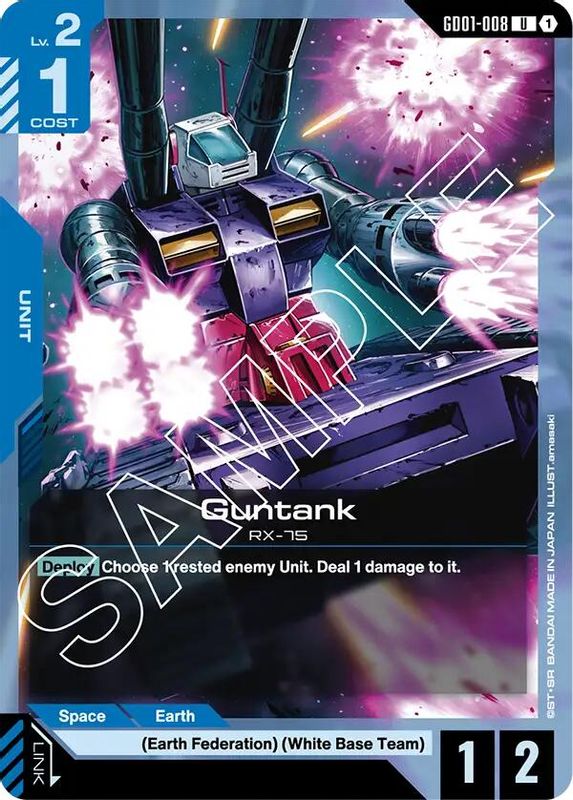 Guntank - GD01-008 - Uncommon