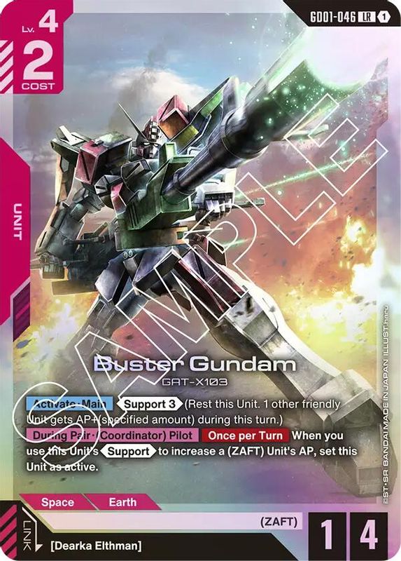 Buster Gundam - GD01-046 - Legend Rare