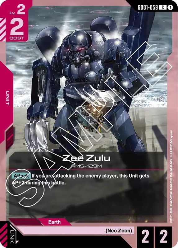 Zee Zulu - GD01-059 - Common