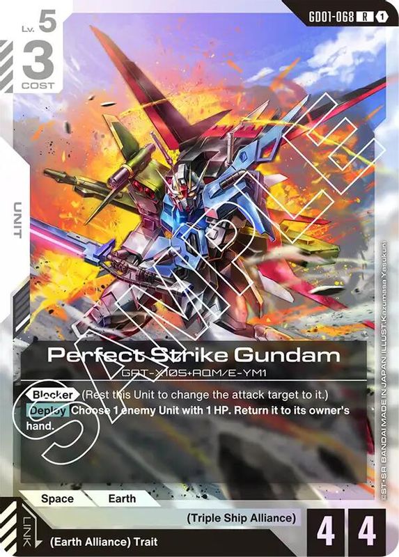 Perfect Strike Gundam - GD01-068 - Rare