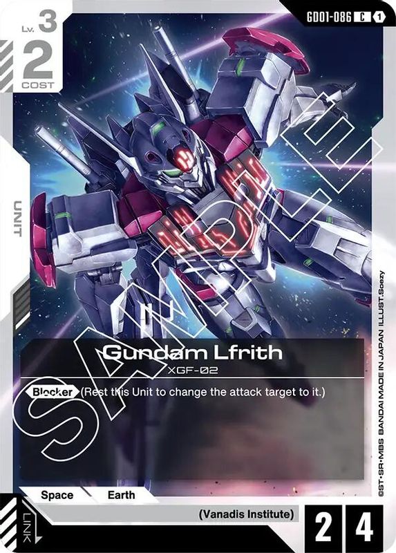 gundam yugioh cards 401 Games Canada - Gundam Lfrith - GD01-086