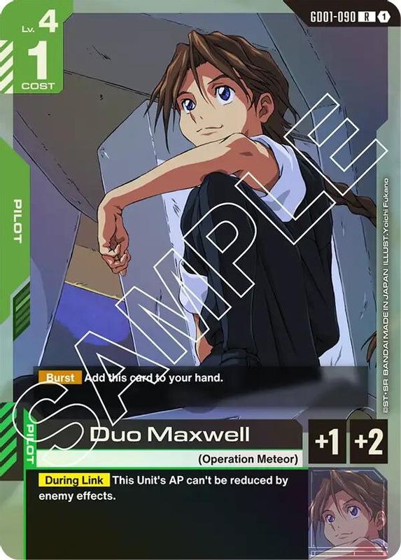 Duo Maxwell (Block 1) - GD01-090 - Rare