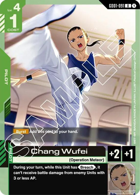 Chang Wufei - GD01-091 - Uncommon