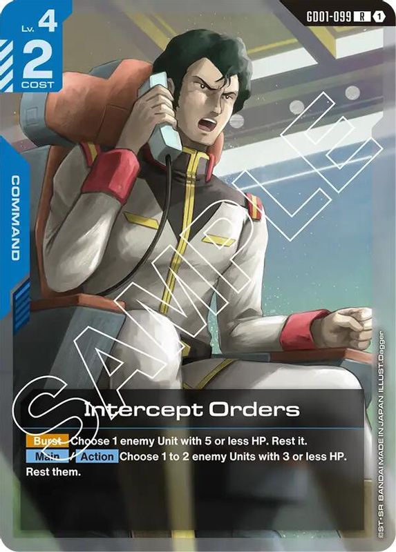 Intercept Orders - GD01-099 - Rare