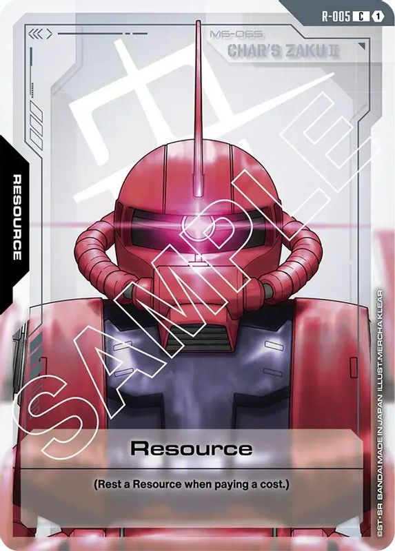 Resource (R-005) - R-005 - Common
