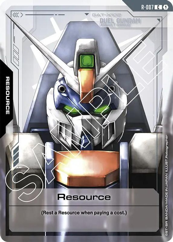 Resource (R-007) - R-007 - Common