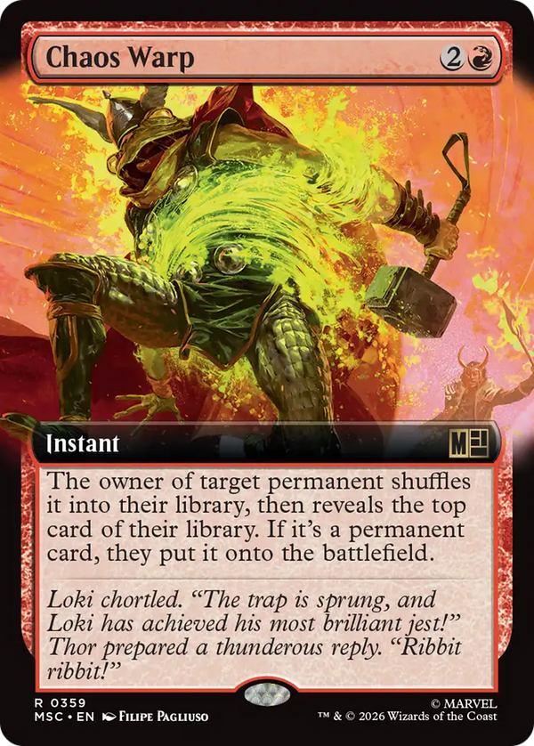 Chaos Warp - Extended Art (MSC) (Pre-Order)