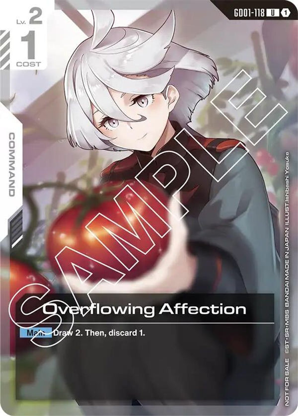 Overflowing Affection (Newtype Challenge 2025 Mission 1) - GD01-118 - Uncommon