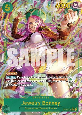 Jewelry Bonney (118) (Alternate Art) - OP12-118 - Secret Rare
