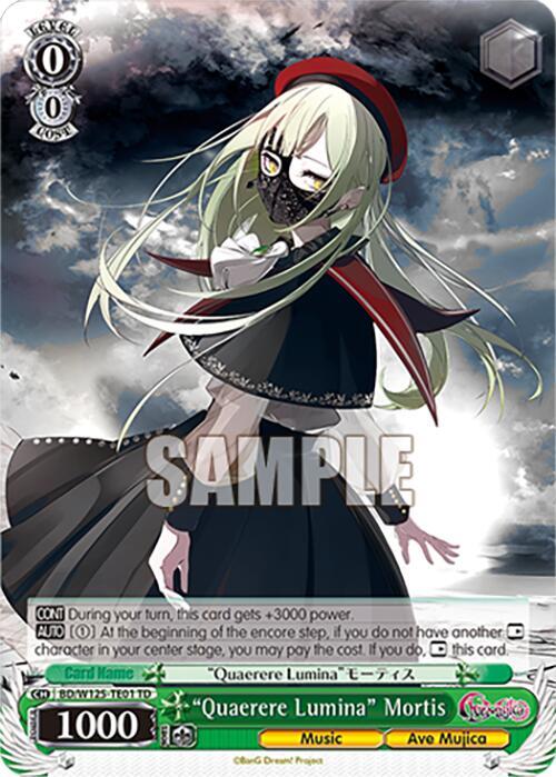 "Quaerere Lumina" Mortis - BD/W125-TE01 - Trial Deck