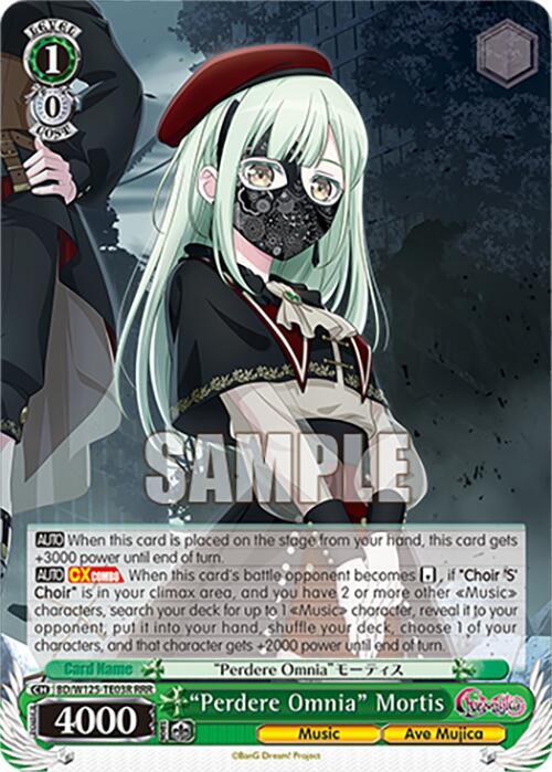 "Perdere Omnia" Mortis (RRR) - BD/W125-TE03R - Triple Rare