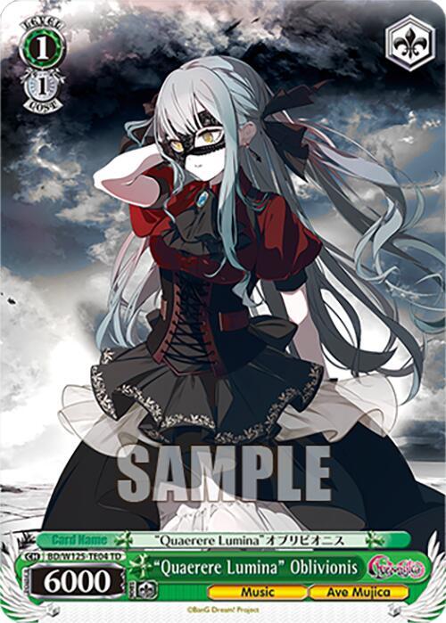 "Quaerere Lumina" Oblivionis - BD/W125-TE04 - Trial Deck
