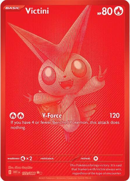 Victini - 172/086 - Black White Rare