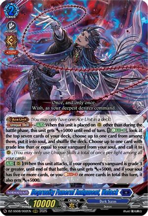 Depravity Funeral Judgment, Valack - DZ-SS08/002EN - Over Triple Rare