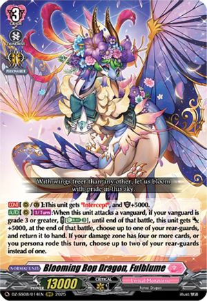Blooming Bop Dragon, Fulblume (RRR) - DZ-SS08/014EN - Triple Rare