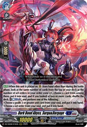 Dark Bond Abyss, Surga&Dargage (RRR) - DZ-SS08/016EN - Triple Rare