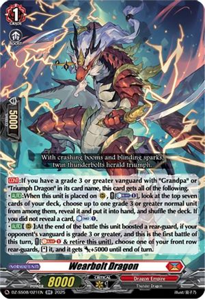 Wearbolt Dragon - DZ-SS08/021EN - Double Rare