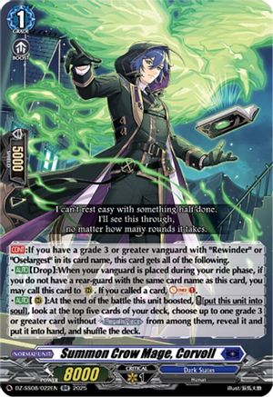 Summon Crow Mage, Corvoll - DZ-SS08/022EN - Double Rare