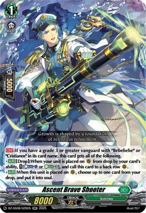 Ascent Brave Shooter - DZ-SS08/029EN - Double Rare