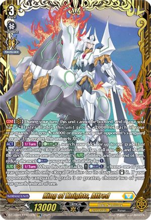 King of Knights, Alfred (FFR) - DZ-SS08/FFR10EN - Double Frame Rare