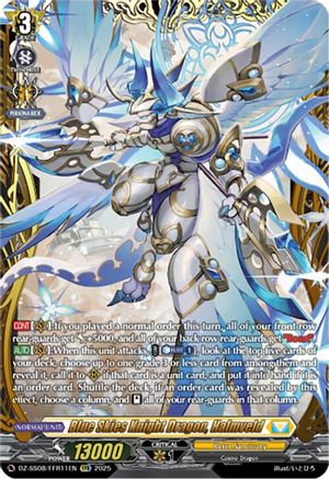 Blue Skies Knight Dragon, Halmveld (FFR) - DZ-SS08/FFR11EN - Double Frame Rare