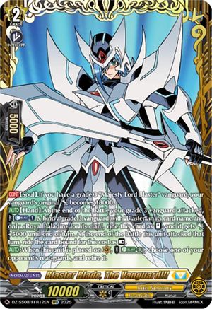 Blaster Blade, The Vanguard!!! (FFR) - DZ-SS08/FFR12EN - Double Frame Rare