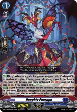 Haughty Peerage - DZ-SS08/Re12EN - Special Reprint
