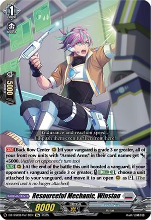 Resourceful Mechanic, Winston - DZ-SS08/Re18EN - Special Reprint