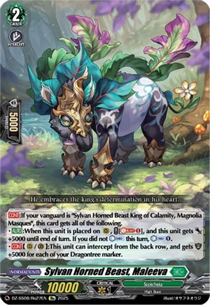 Sylvan Horned Beast, Maleeva - DZ-SS08/Re27EN - Special Reprint