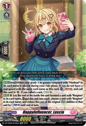 HappyInfluencer, Luscia - DZ-SS08/Re35EN - Special Reprint