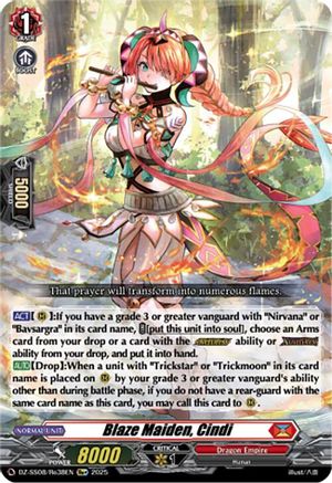 Blaze Maiden, Cindi (Re+) - DZ-SS08/Re38EN - Special Reprint+