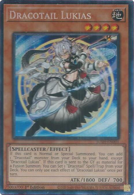 Dracotail Lukias (CR) - JUSH-EN001 - Collector's Rare - 1st Edition