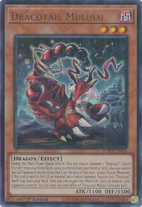 Dracotail Mululu - JUSH-EN005 - Ultra Rare - 1st Edition