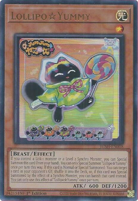 Lollipo☆Yummy - JUSH-EN018 - Ultra Rare - 1st Edition