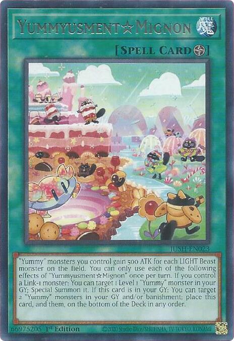 Yummyusment☆Mignon - JUSH-EN023 - Rare - 1st Edition