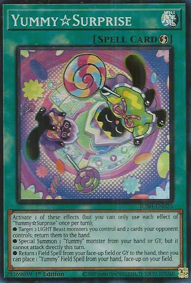 Yummy☆Surprise - JUSH-EN025 - Super Rare - 1st Edition