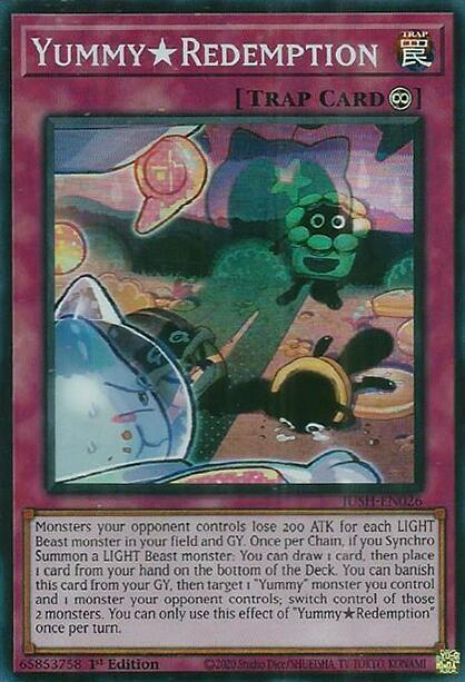 Yummy★Redemption (SR) - JUSH-EN026 - Super Rare - 1st Edition