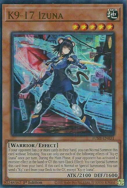 K9-17 Izuna - JUSH-EN031 - Ultra Rare - 1st Edition