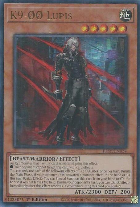 K9-00 Lupis - JUSH-EN034 - Ultra Rare - 1st Edition