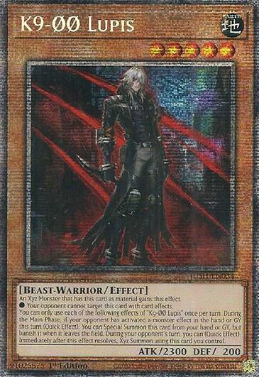 K9-00 Lupis - JUSH-EN034 - Starlight Rare - 1st Edition