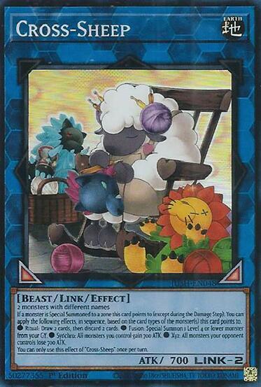 Cross-Sheep (SR) - JUSH-EN048 - Super Rare - 1st Edition