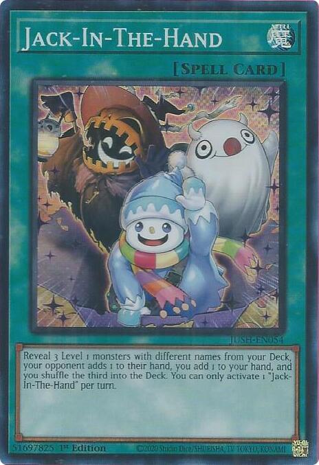 Jack-In-The-Hand (SR) - JUSH-EN054 - Super Rare - 1st Edition