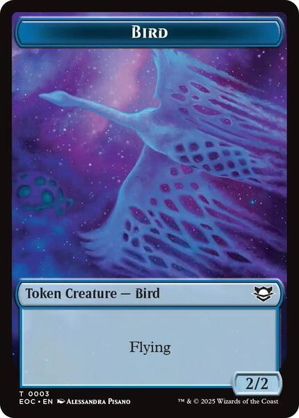 Bird // Golem (012) Token (TEOC)