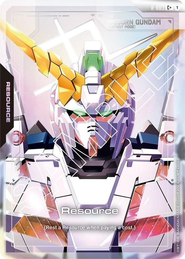 Resource (R-003) (C+) (Alternate Art) - R-003 - Common+