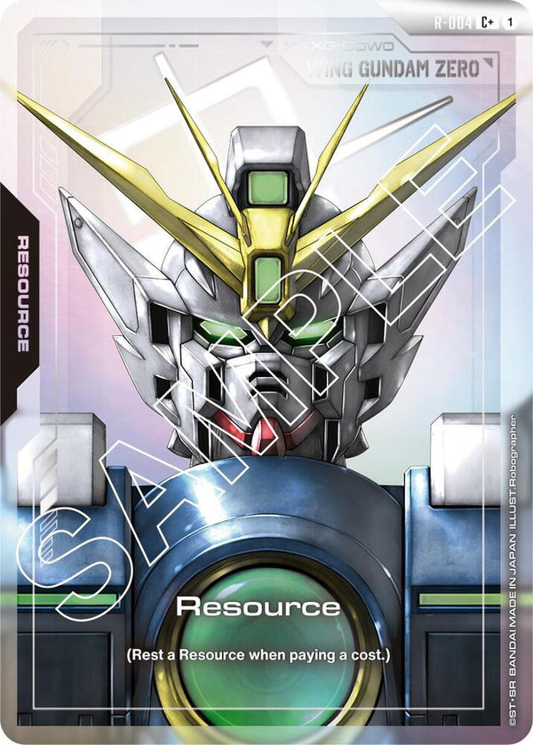 Resource (R-004) (C+) (Alternate Art) - R-004 - Common+
