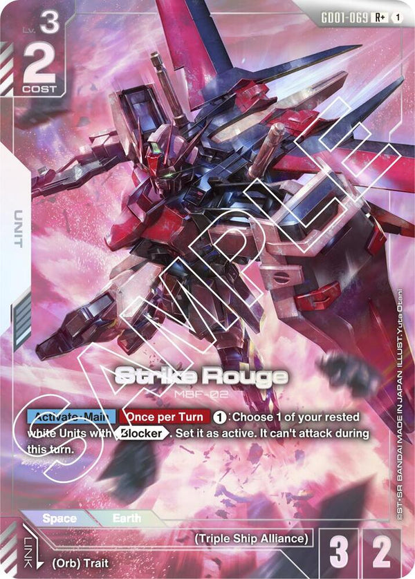 Strike Rouge (R+) (Alternate Art) - GD01-069 - Rare+