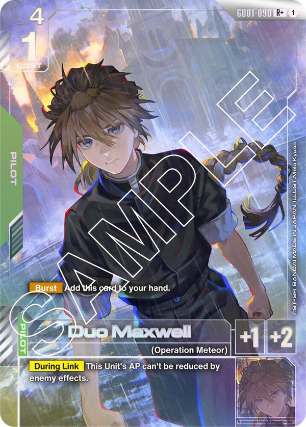 Duo Maxwell (R+) (Alternate Art) - GD01-090 - Rare+