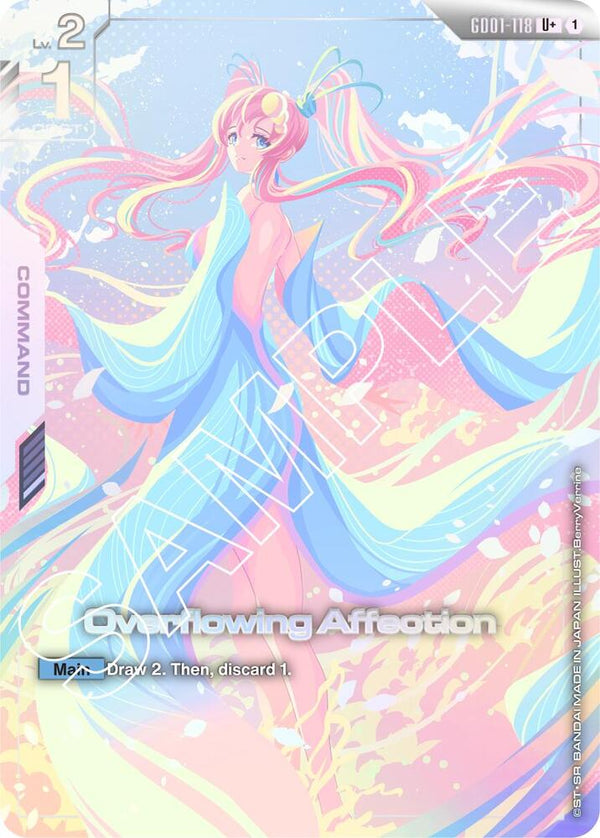 Overflowing Affection (U+) (Alternate Art) - GD01-118 - Uncommon+