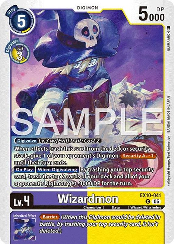 Wizardmon - EX10-041 - Common