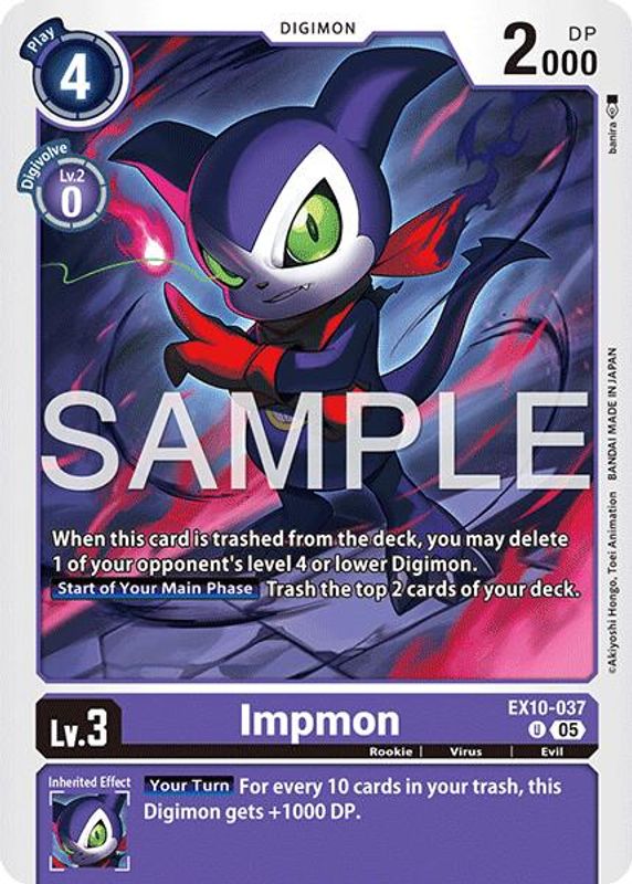 Impmon - EX10-037 - Uncommon